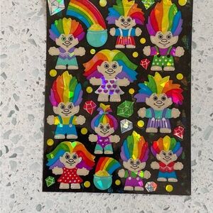 Colorful Prism Troll Stickers Rainbow Sandylion Large